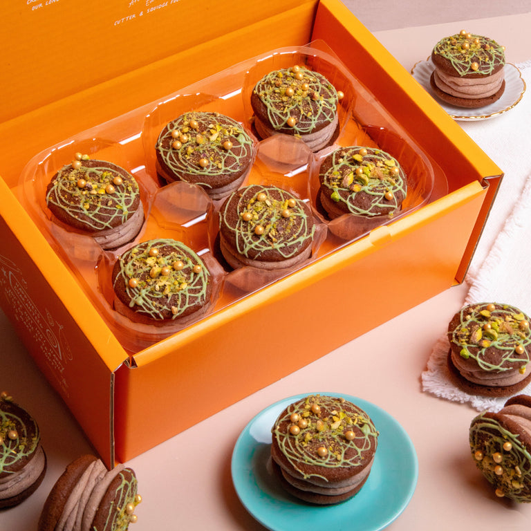 Cutter & Squidge Box of 6 Dubai Chocolate Biskies