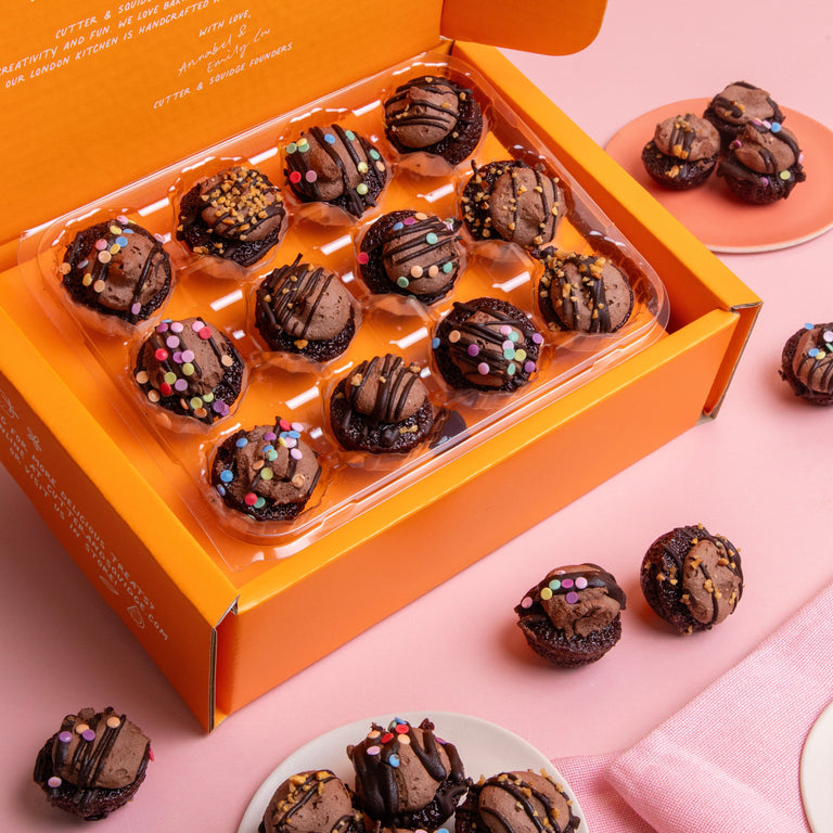 Cutter & Squidge Mixed Vegan Mini Cupcake Box